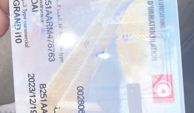 A VENDRE GRAND I10 complet